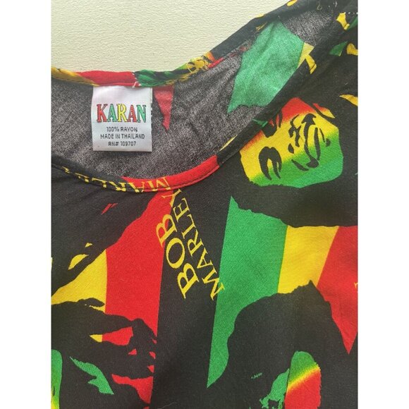Karan Bob Marley Swing Dress One Size Multicolor - Picture 4 of 4